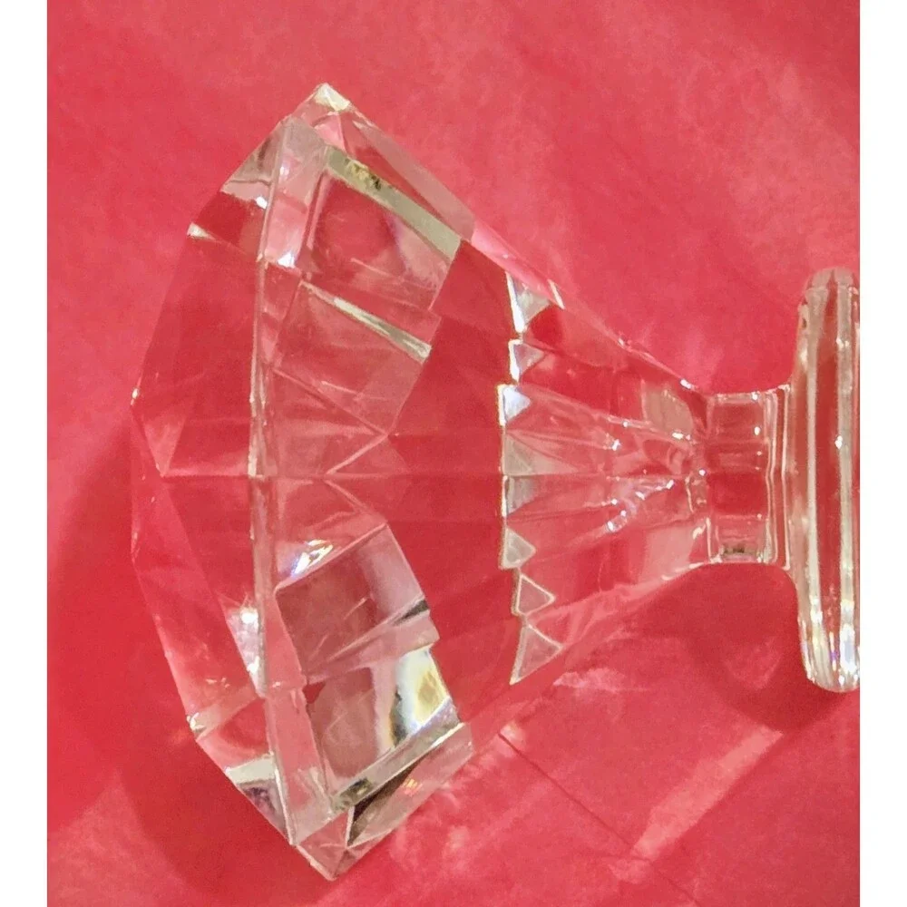 2 Acrylic Gem Wine Bottle Stopper Topper Clear Bling Diamond Shaped Lot
